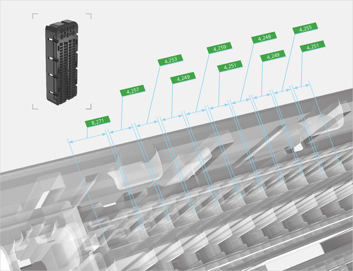 Measurement of a base plug.